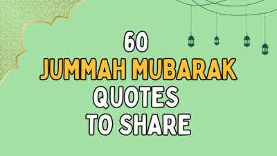 Lee más sobre el artículo Friday Blessings: The Best Jummah Mubarak Quotes to Share