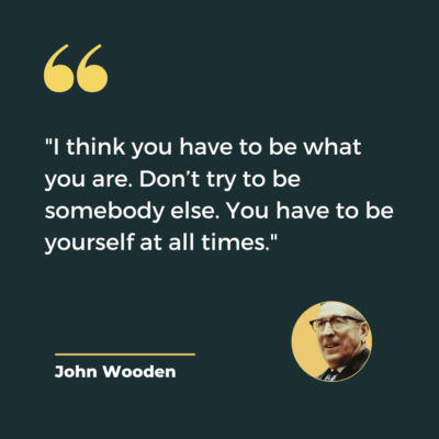 John Wooden quotes